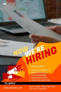 We are hiring Tumblr Graphic template