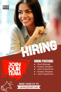 We Are Hiring Tumblr Graphic template
