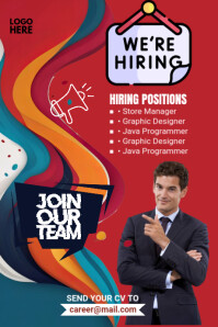 We are hiring Tumblr Graphic Tumblr-grafik template