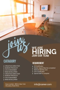 We are hiring Tumblr Graphic template