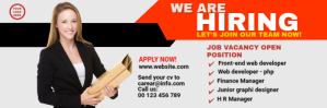 We are hiring Twitter Header Twitter-header template