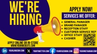 we are hiring twitter post template