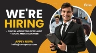 We Are Hiring Twitter Post template