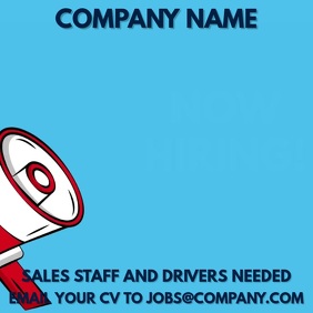 Customize 1 250 Hiring Poster Templates Postermywall