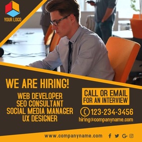 Customize 900 Hiring Templates Postermywall