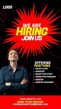 We Are Hiring WhatsApp Status Template | PosterMyWall