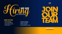 We Are Hiring YouTube Thumbnail template