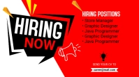 We Are Hiring YouTube Thumbnail template