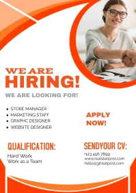 We Are Looking For You As Team Workers New Fl A2 template