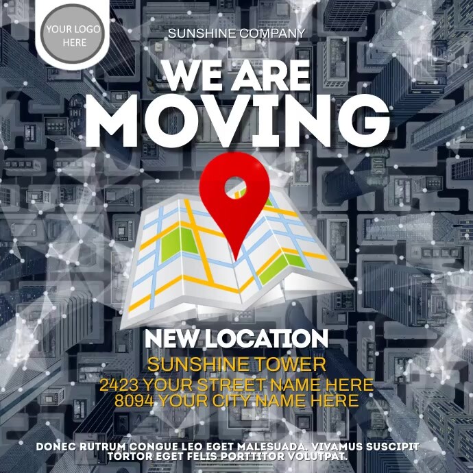 WE ARE MOVING Template | PosterMyWall