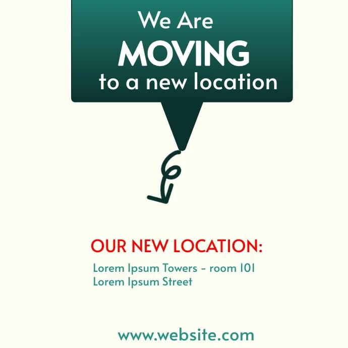 We are moving Template | PosterMyWall