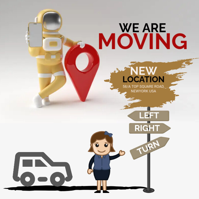 We Are Moving Flyer Template PosterMyWall