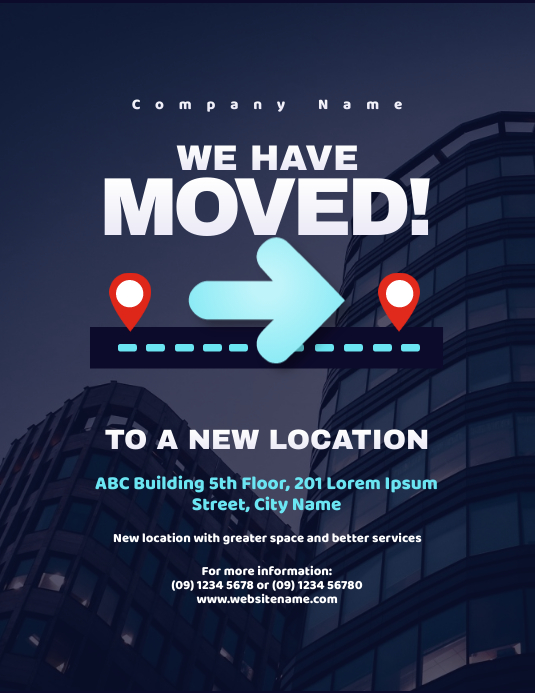 Copy of We are Moving Flyer PosterMyWall