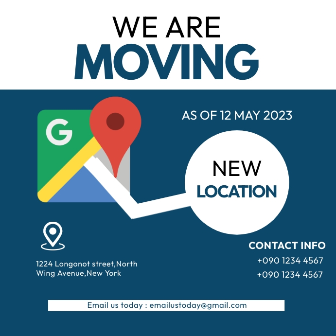 WE ARE MOVING FLYER Template | PosterMyWall we-are-moving-flyer-template-postermywall