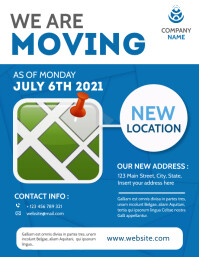 Moving Job Add Moving Announcement Flyer Template | PosterMyWall