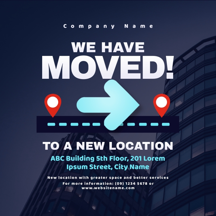 We are Moving Instagram Post Template | PosterMyWall