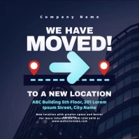 We are Moving Instagram Video Post Square (1:1) template