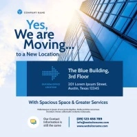 We are Moving Instagram Video Post Square (1:1) template