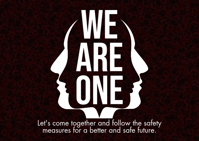 We R One Poster We are one Postcard Template | PosterMyWall