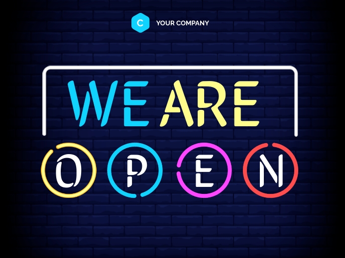 Copy Of We Are Open Open 24 Hours PosterMyWall copy-of-we-are-open-open-24-hours-postermywall