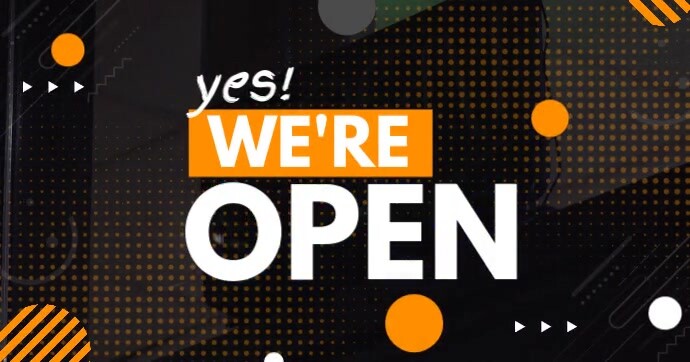 Modèle We Are Open Ad Template | PosterMyWall