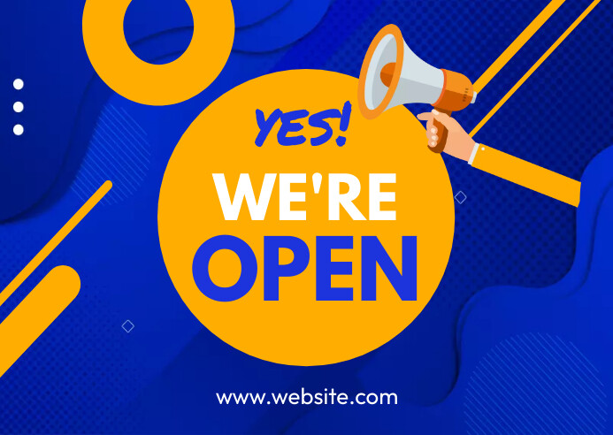 Were Open Tutorial We Are Open Template | PosterMyWall