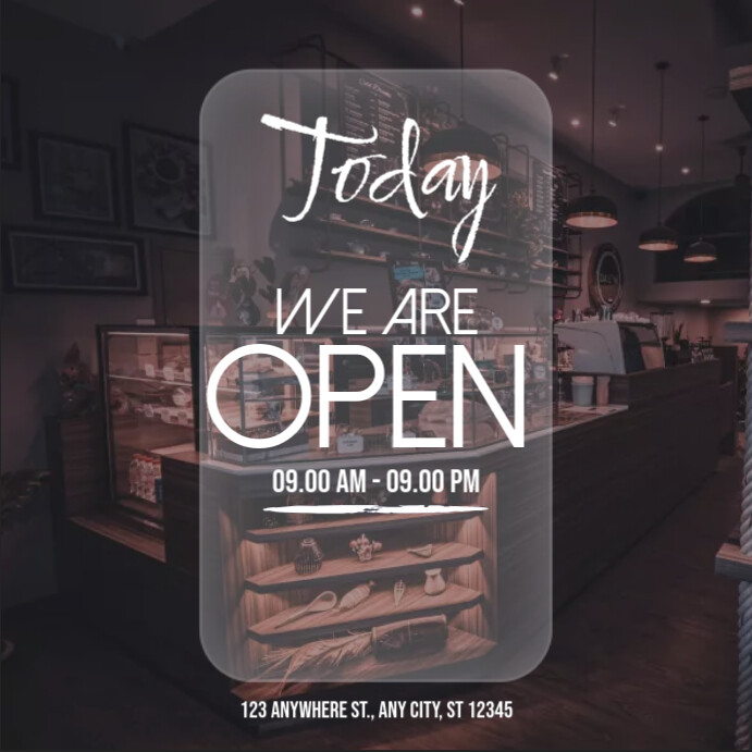 We Are Open Poster Design at Jerry Demelo blog