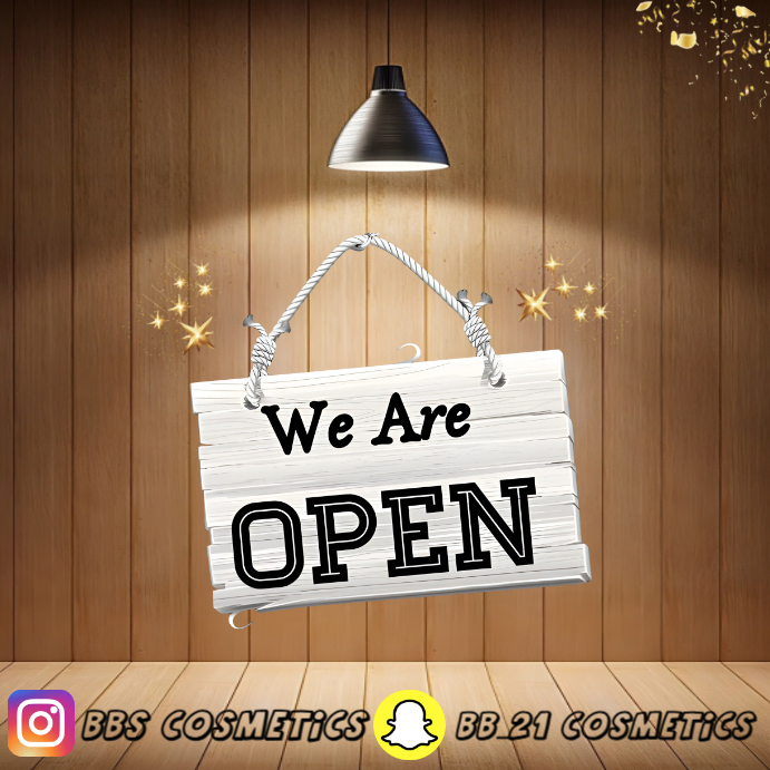 We are Open Template | PosterMyWall
