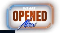we are open Digitale Vertoning (16:9) template