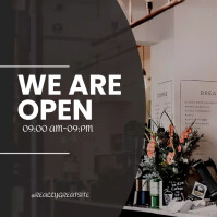 WE ARE OPEN Template | PosterMyWall