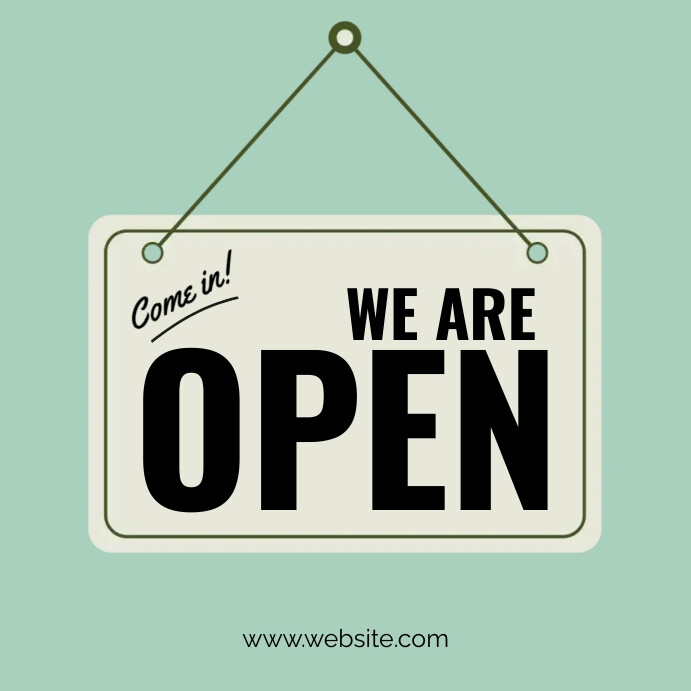 We are open notes templates | PosterMyWall