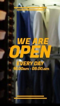 We Are Open Notice Template | PosterMyWall