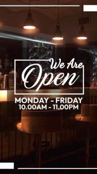 We Are Open Notice Template | PosterMyWall