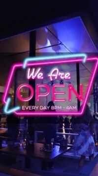 We Are Open Notice Template | PosterMyWall