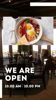 we are open notice Template | PosterMyWall