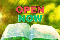 We are open now ป้าย template