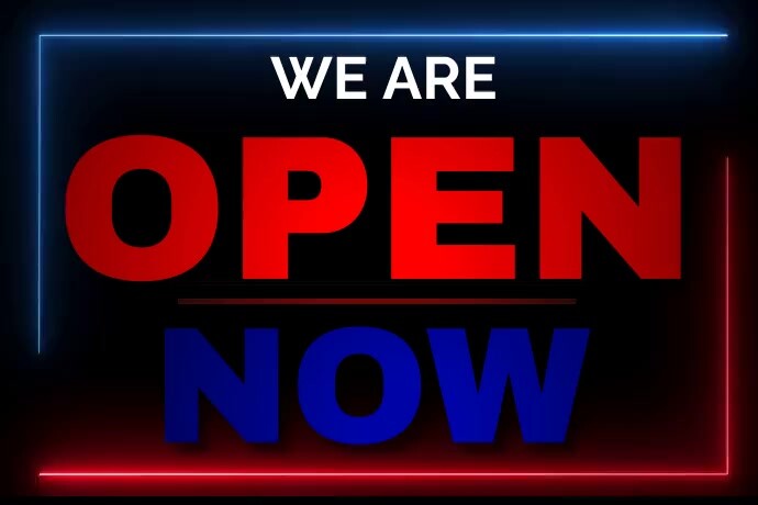 we are open now Template | PosterMyWall