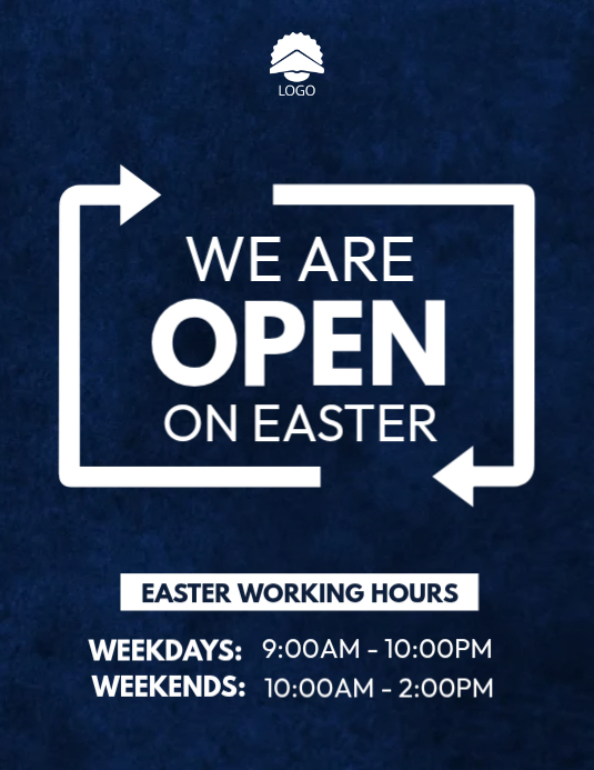 Copy Of We Are Open On Easter Business Poster PosterMyWall copy-of-we-are-open-on-easter-business-poster-postermywall