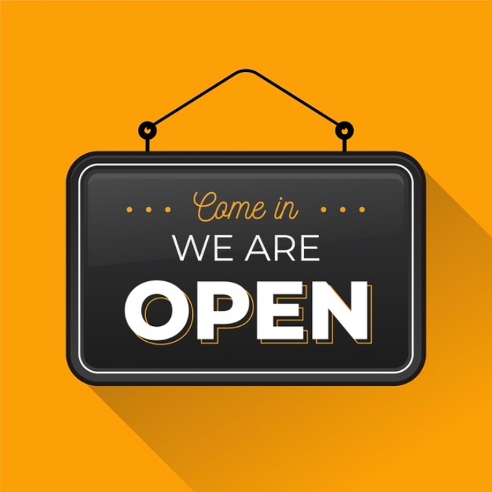 We Are Open Sign Template | PosterMyWall
