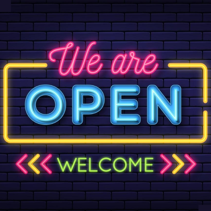 We Are Open Sign Template | PosterMyWall