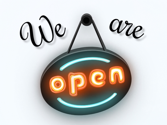 We are open sign Template | PosterMyWall