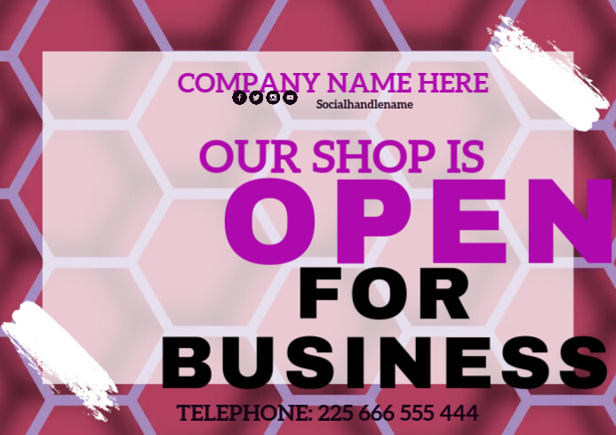 Copy of We are open SOON 4 | PosterMyWall