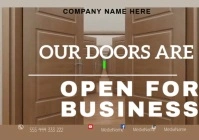 We are open Soon33 A3 template