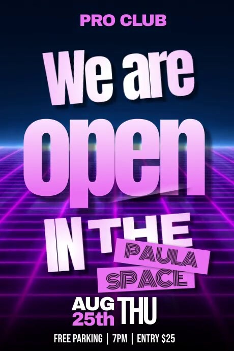 We Are Open Store Template | PosterMyWall