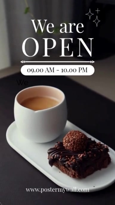 we are open template Tiktok Video