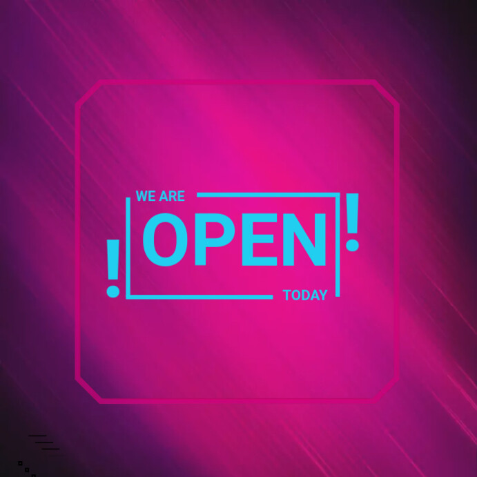 We Are Open Today Template PosterMyWall we-are-open-today-template-postermywall