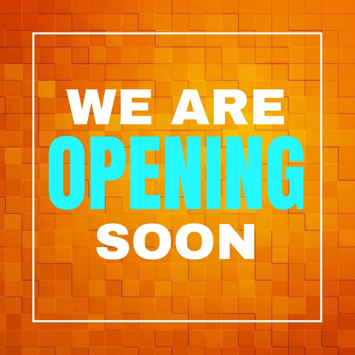 WE ARE OPENING SOON, Template | PosterMyWall