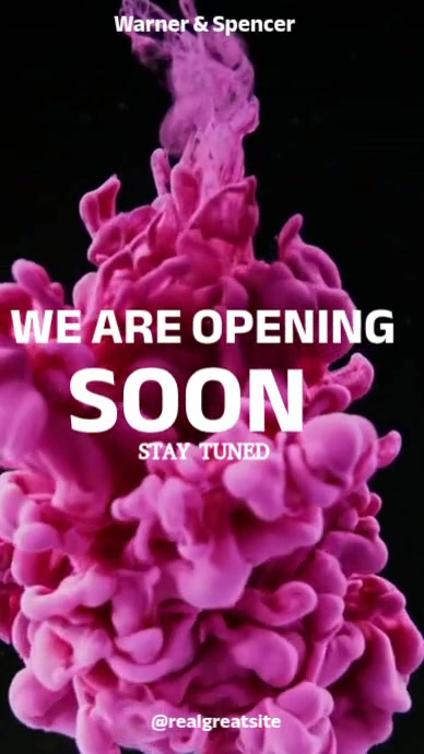 Copy of we are opening soon opening soon flyer grand opening | PosterMyWall