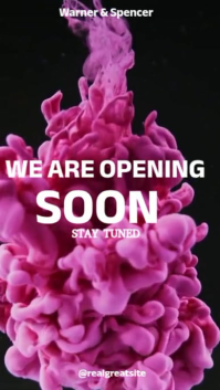 we are opening soon opening soon flyer grand opening Rolka Instagram template