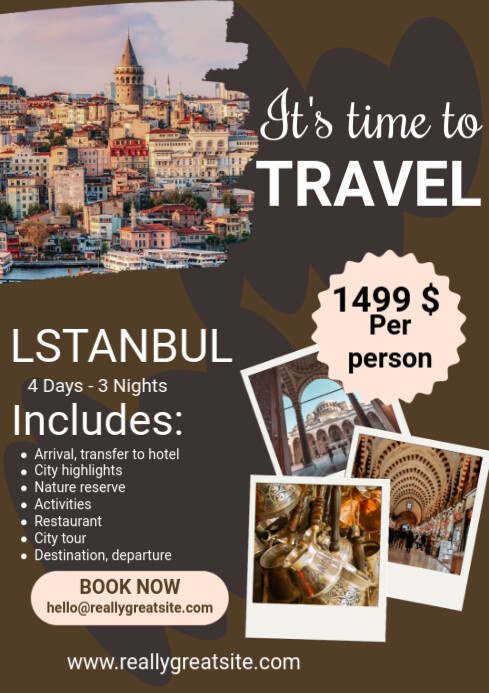 We Are Out Country Travel Poster  A4 template